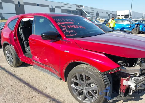 2022 Acura Mdx A-Spec Package из США, поврежденный, VIN 5J8YE1H03NL037744